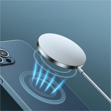 30W Fast Charger Wireless Charger For Apple iPhone, Magnetic Wireless Charging USB C Cable