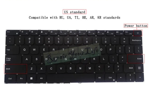 [SKU-100007] Keyboard for Gateway GWTC51427 GWTC51427-BK GWTC51427-RG GWTC71427 14.1"