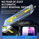 1pcs 8K Oleophobic Coating Dust free Installation Screen Protector For iPhone 12, 13, 14, 15 Anti Spy Glass